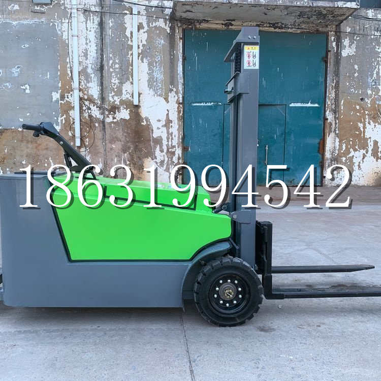 温县小型电动叉车1吨2吨步行站驾式电瓶堆高充电装卸车液压升降车铲车