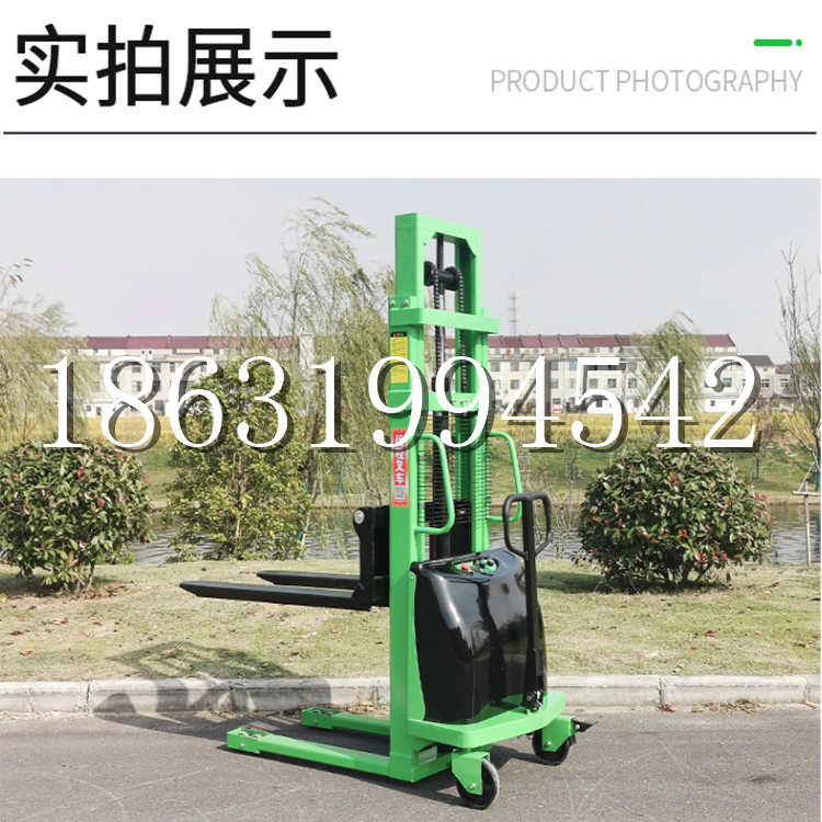 温县电动叉车堆高车液压铲车电瓶1吨2吨站驾步行式小型全自动叉车